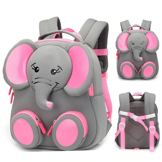 3D Elephant Bag Backpack For Kids Children