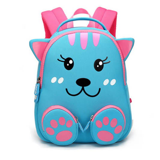 3D Blue Bear Bag Backpack For Kids Children