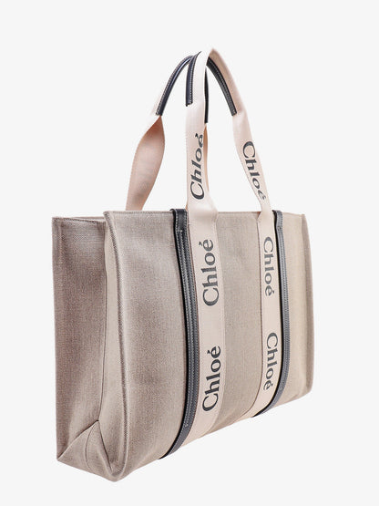 Chloe' Woman Chloe' Woman Beige Shoulder Bags