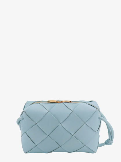 Bottega Veneta Woman Bottega Veneta Woman Blue Shoulder Bags