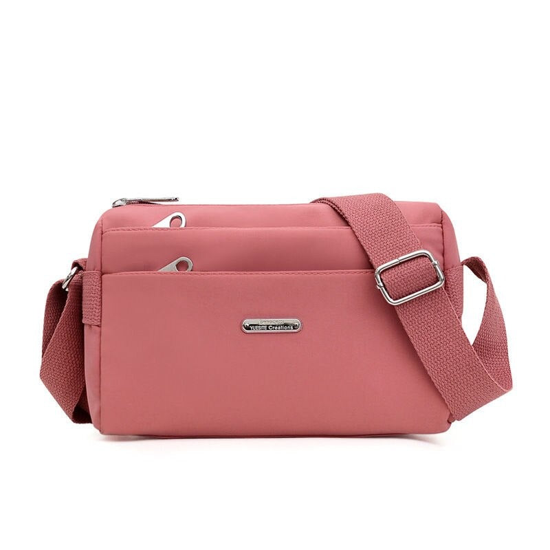 Nylon Solid Color Casual Handbags For Women