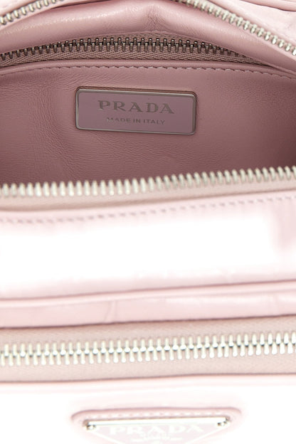 Prada Women Logo Antique Nappa Crossbody Bag