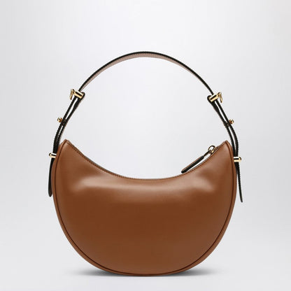 Prada Brown Leather Prada Arqué Bag Women