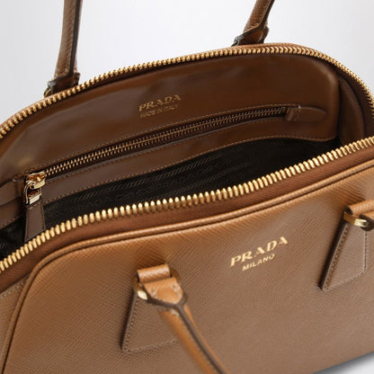 Prada Medium Caramel-Coloured Bag In Saffiano Women