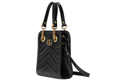 (WMNS) Gucci GG Marmont Matelasse Mini Bag 'Black' 696123-DTDHT-1000