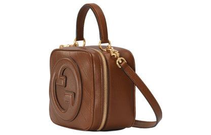 (WMNS) Gucci Blondie Top Handle Bag 'Brown' 744434-1IV0G-2535