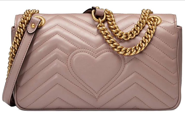 (WMNS) Gucci GG Marmont Matelasse Shoulder Bag 'Dusty Pink' 443497-DTDIT-5729