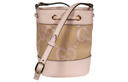 (WMNS) Gucci Ophidia Jumbo GG Mini Bucket Bag 'Camel Light Pink' 550620-UKMBG-9550