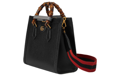 (WMNS) Gucci Diana Small Tote Bag 'Black' 702721-U3ZDT-1260