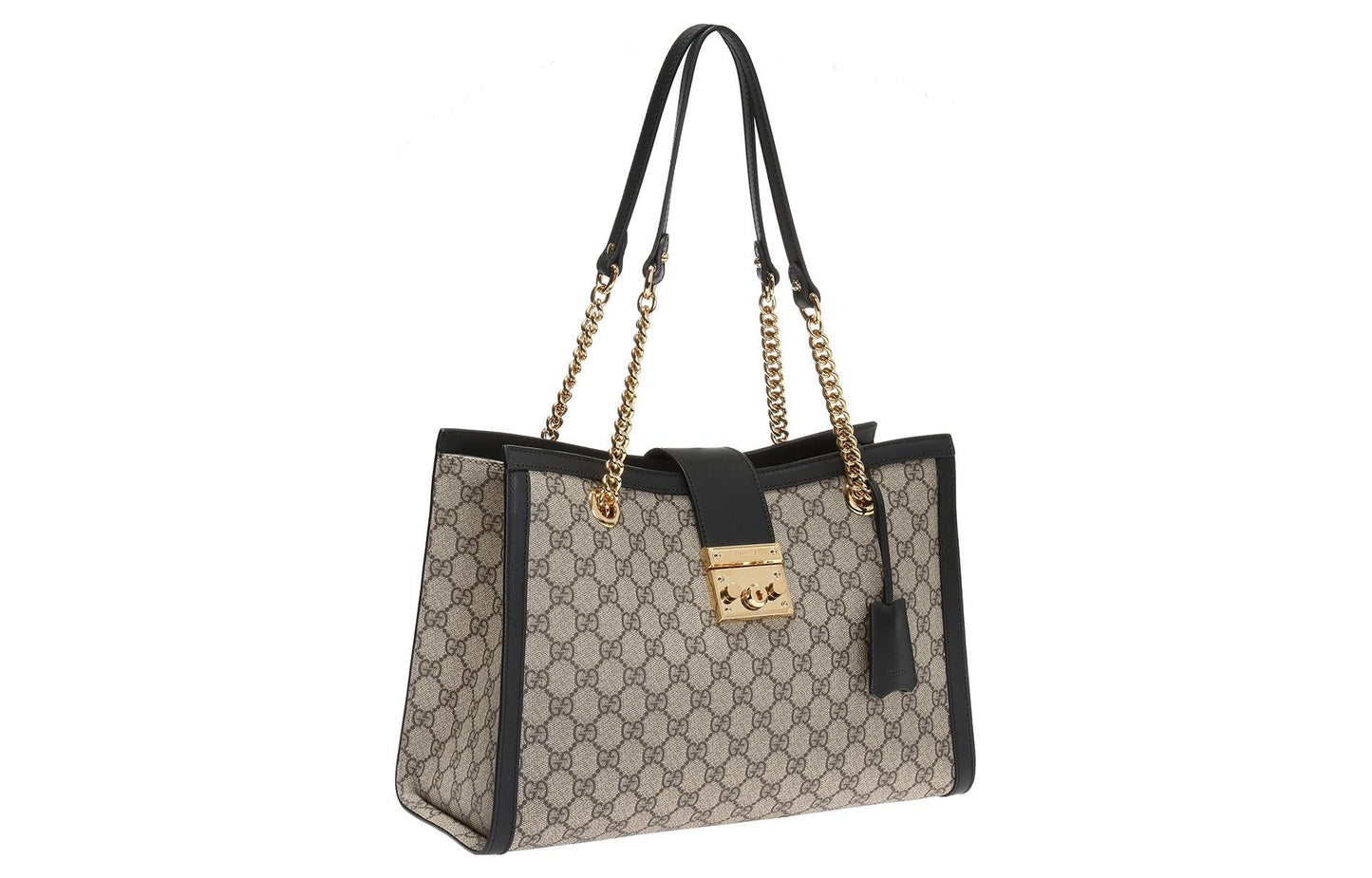 (WMNS) Gucci GG Padlock Series Single-Shoulder Bag Middle-Size Creamy/Brown 479197-KHNKG-9769