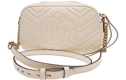 (WMNS) Gucci GG Marmont Small Shoulder Bag 'White' 447632-DTD1T-9022