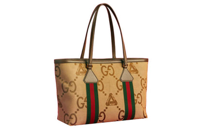 (WMNS) Gucci GG Jumbo Canvas Tote Bag x Palace 723736-FAA07-8345