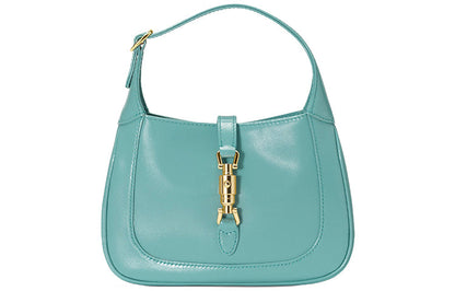 (WMNS) Gucci Jackie 1961 SeriesBag Single-Shoulder Bag MIni-Size Blue 637091-10O0G-4933