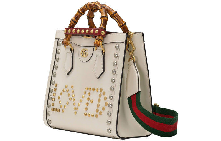 (WMNS) Gucci Lovelight Diana Small Tote Bag 'White' 702721-AAA30-9046