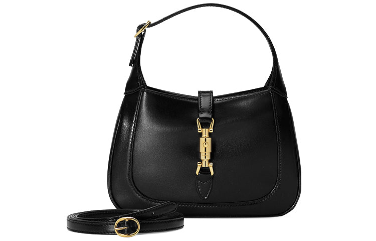 (WMNS) Gucci Jackie 1961 Series Bag Single-Shoulder Bag MIni-Size Black 637091-10O0G-1000