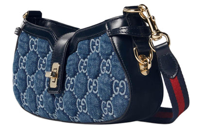 (WMNS) Gucci Moon Side GG Print Mini Shoulder Bag 'Denim Blue' 786015-FADGO-4141