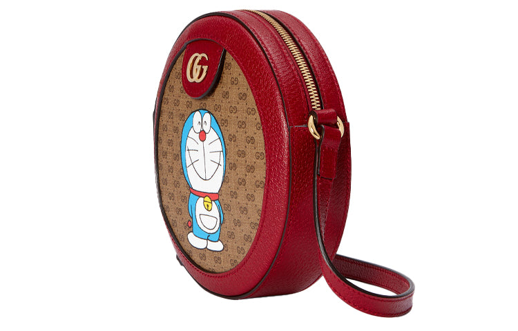 (WMNS) Gucci x Doraemon Shoulder Bag 'Beige Brown' 625216-2T8AG-8580