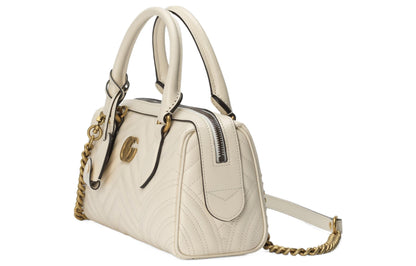 (WMNS) Gucci GG Marmont Small Top Handle Bag 'White' 746319-AABZB-9022