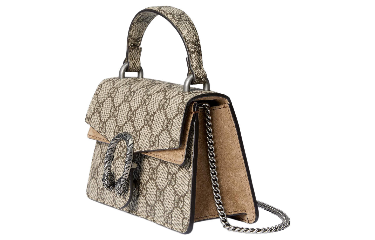 (WMNS) Gucci Dionysus Mini Top Handle Bag 'Beige Ebony' 752029-KHNRN-8642