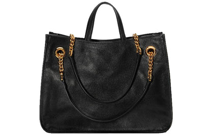 (WMNS) Gucci 1955 Button Tote hand Bag Single Shoulder Bag Middle Black 621144-1U10G-1000