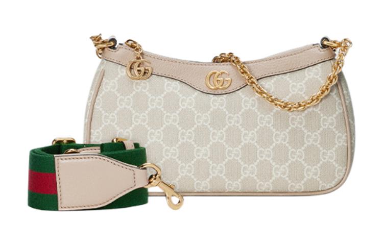 (WMNS) Gucci Ophidia GG Small Handbag 'Beige White' 735132-UULAG-9682