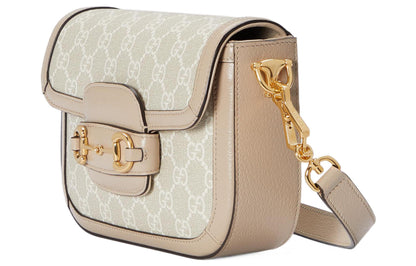 (WMNS) Gucci Horsebit 1955 GG Mini Bag 'Beige White' 658574-UULAG-9682