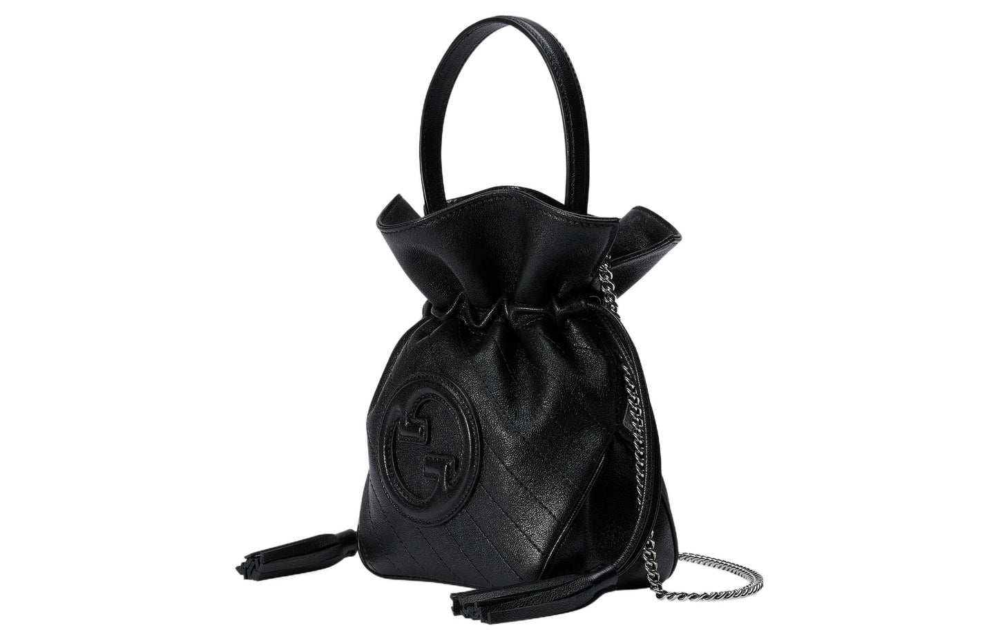 (WMNS) Gucci Blondie Mini Bucket Bag 'Black' 760313-AACP7-1000