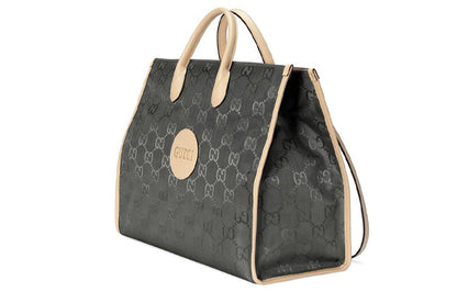 (WMNS) Gucci Logo PatternPrint Off The GridSeries Tote HandholdBag DarkGray 630353-H9HAN-1263