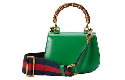 (WMNS) Gucci Bamboo 1947 Mini Top Handle Bag 'Green' 686864-10ODT-3384