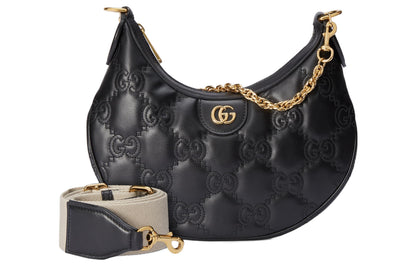 (WMNS) Gucci GG Matelasse Small Shoulder Bag 'Black' 739709-UM8HG-1046