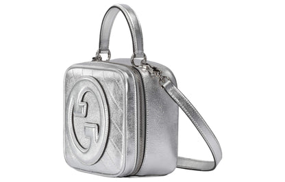 (WMNS) Gucci Blondie Top Handle Bag 'Silver' 744434-AACBO-8106