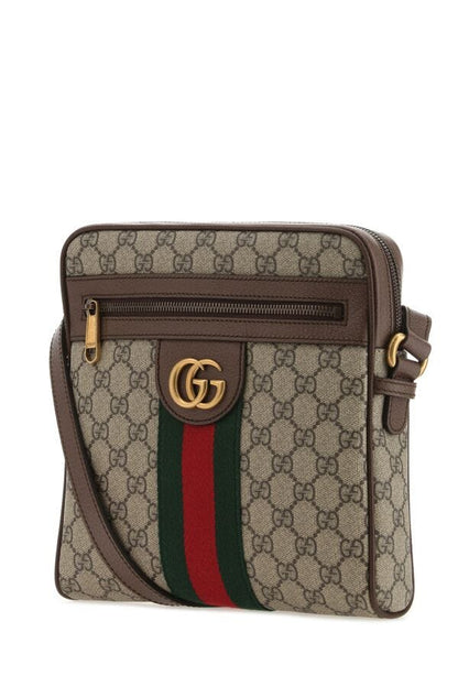 Gucci Man Gg Supreme Fabric Small Ophidia Crossbody Bag