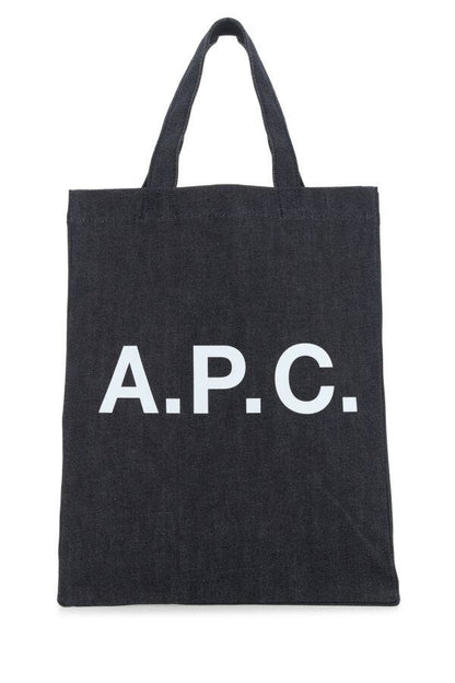 A.P.C. Man Denim Shopping Bag