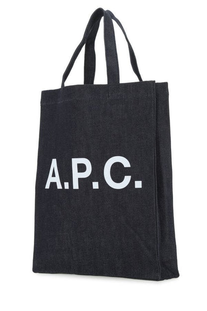 A.P.C. Man Denim Shopping Bag