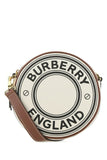 Burberry Woman Two-Tone Canvas And Leather Crossbody Bag