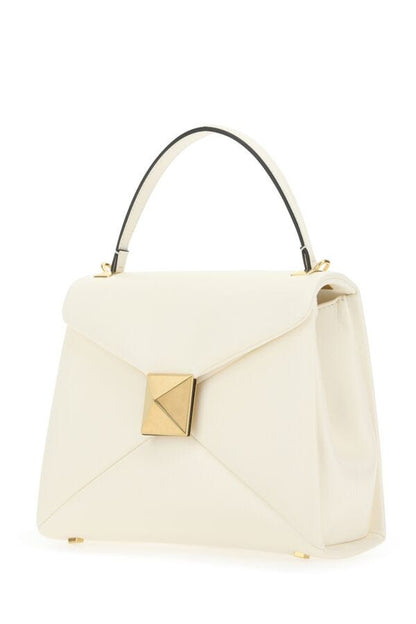 Valentino Garavani Woman Ivory Nappa Leather One Stud Handbag