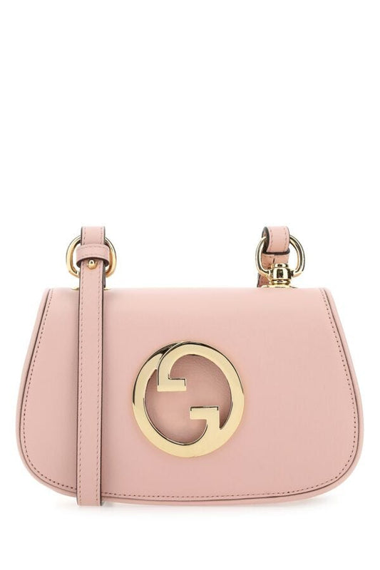 Gucci Woman Pink Leather Gucci Blondie Crossbody Bag