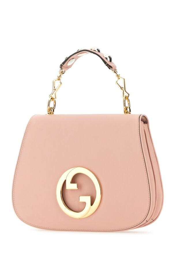 Gucci Woman Pink Leather Gucci Blondie Handbag