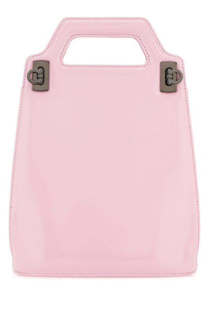 Salvatore Ferragamo Woman Pink Leather Mini Wanda Handbag