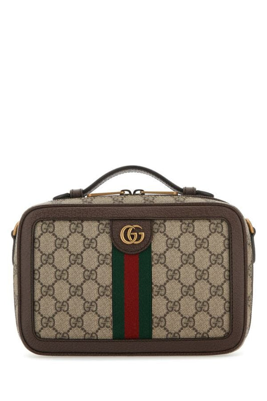 Gucci Man Gg Supreme Fabric Small Ophidia Handbag