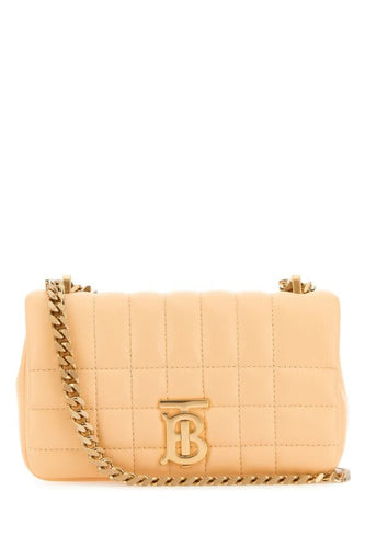 Burberry Woman Peach Leather Mini Lola Shoulder Bag