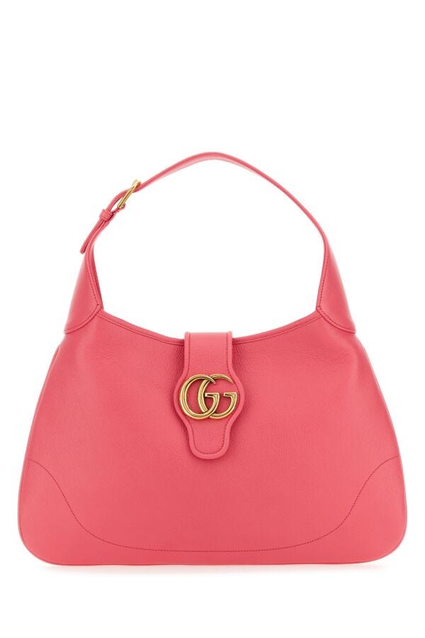 Gucci Woman Fuchsia Leather Aphrodite Shoulder Bag