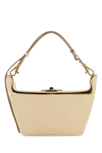 Tod's Woman Sand Leather Shoulder Bag