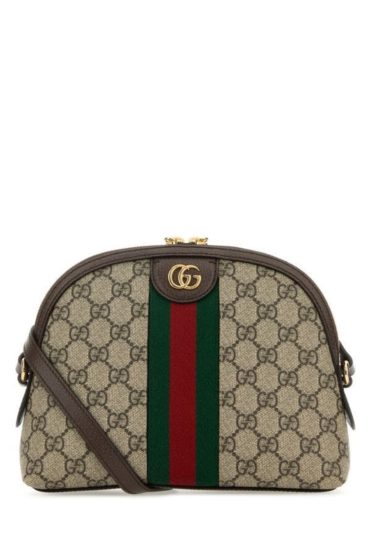 Gucci Woman Gg Supreme Fabric Small Ophidia Crossbody Bag