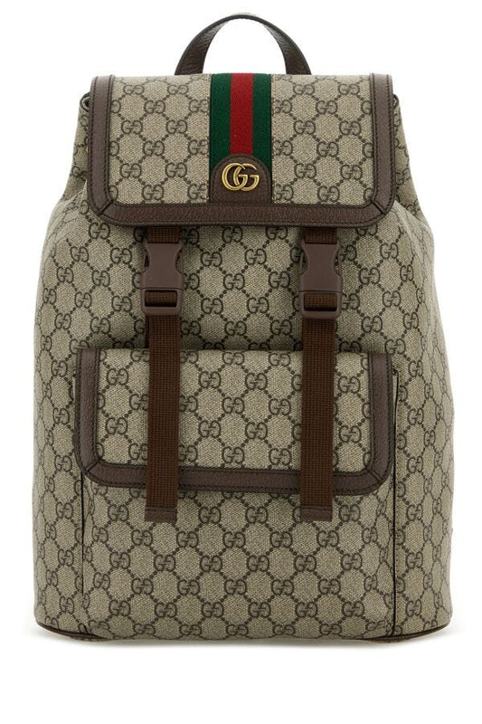 Gucci Man Gg Supreme Fabric Ophidia Backpack