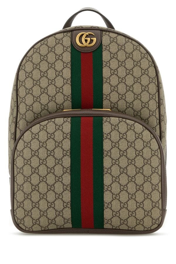 Gucci Man Gg Supreme Fabric Ophidia Backpack