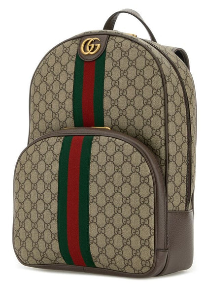 Gucci Man Gg Supreme Fabric Ophidia Backpack