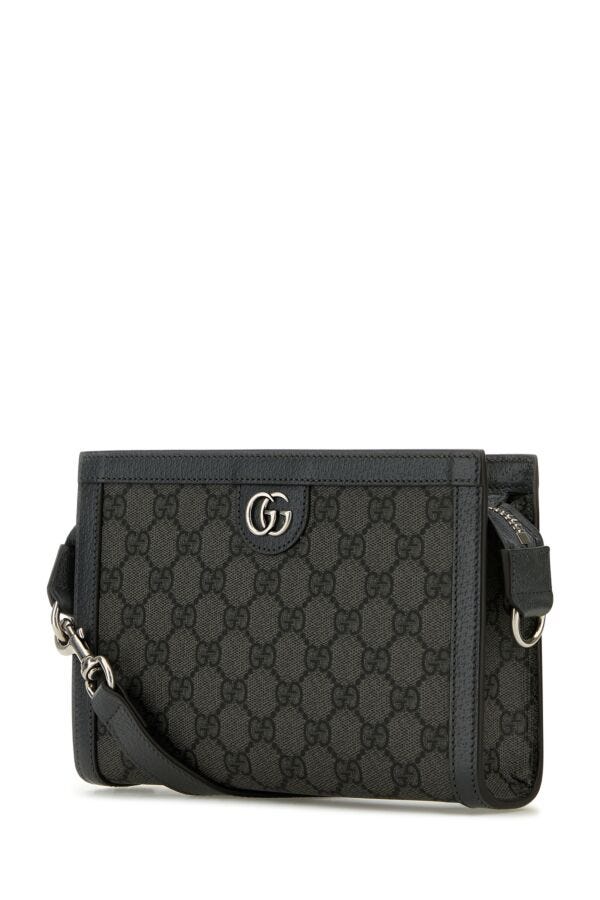 Gucci Man Gg Supreme Fabric And Leather Ophidia Crossbody Bag