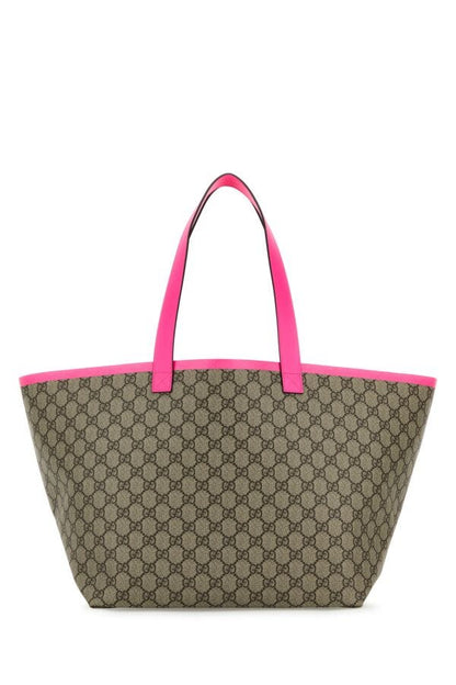 Gucci Man Gg Supreme Fabric Medium Gucci Totissima Shopping Bag