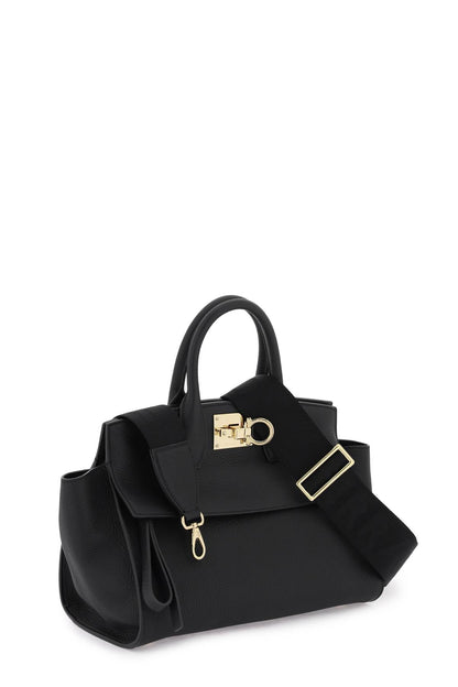 Ferragamo Grained Leather Studio Bag Women